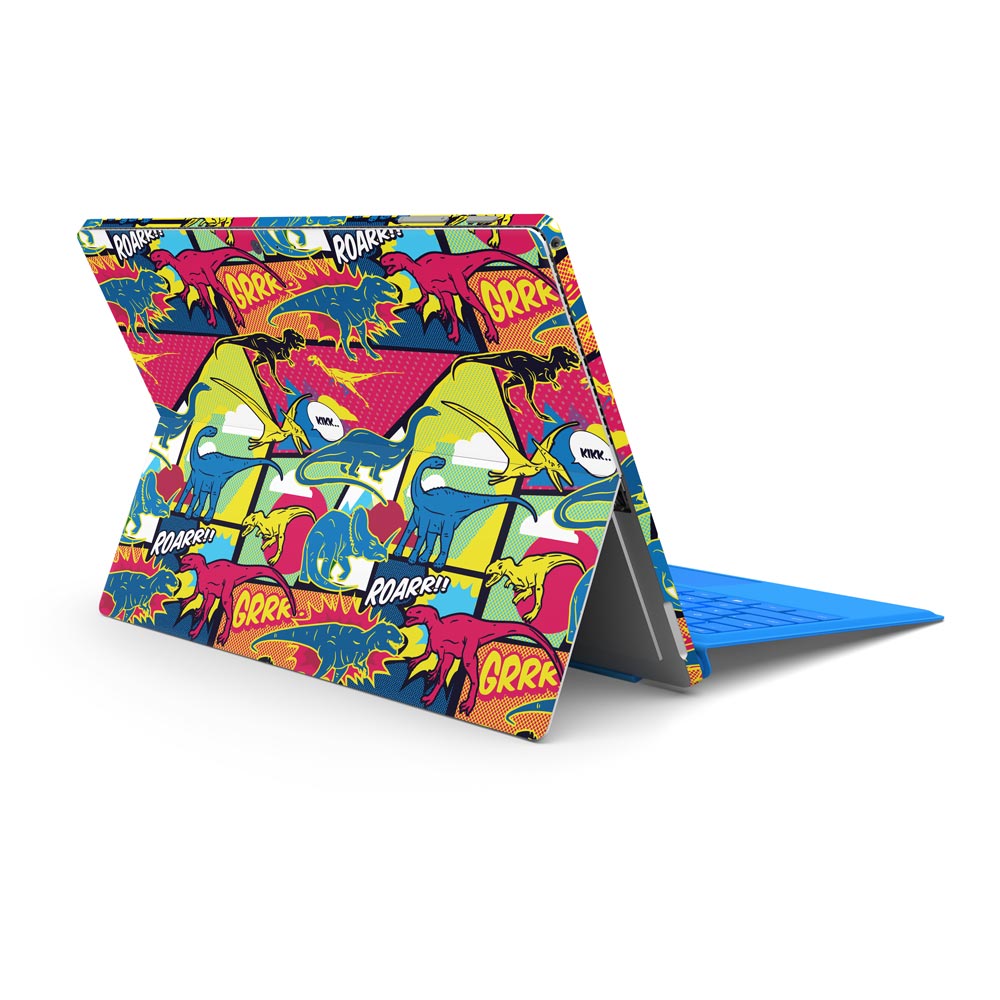 Pop Art Dinosaur Microsoft Surface Pro 3 Skin