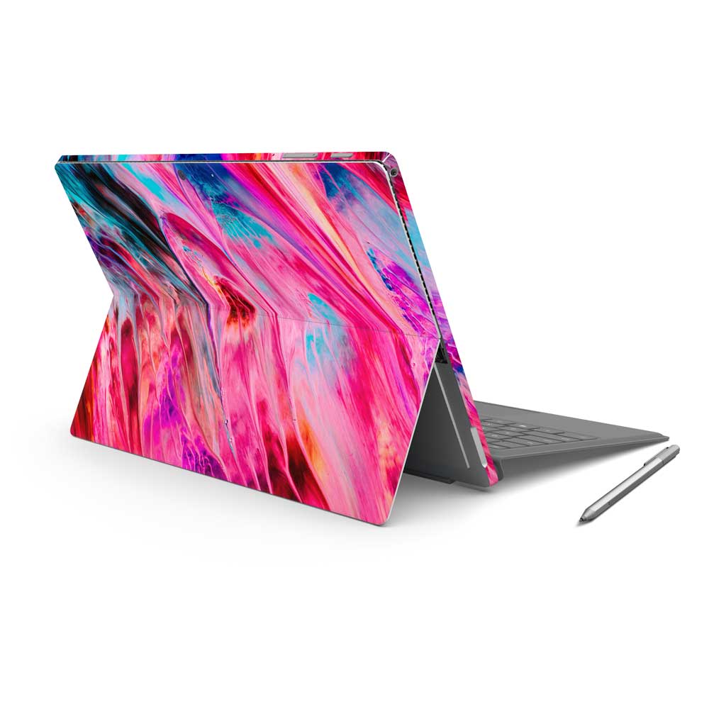 Pink Abstract Microsoft Surface Pro 7 Skin