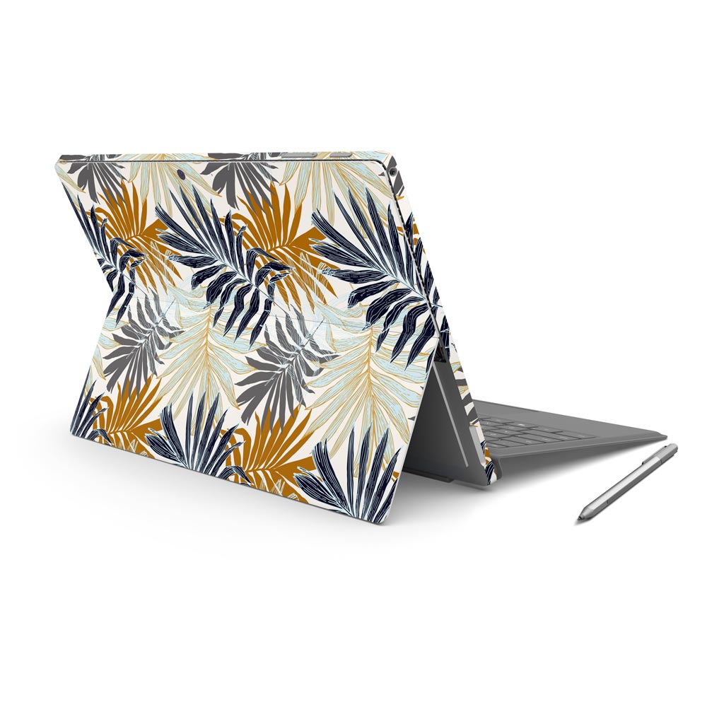 Retro Palm Leaves Microsoft Surface Pro 7 Skin