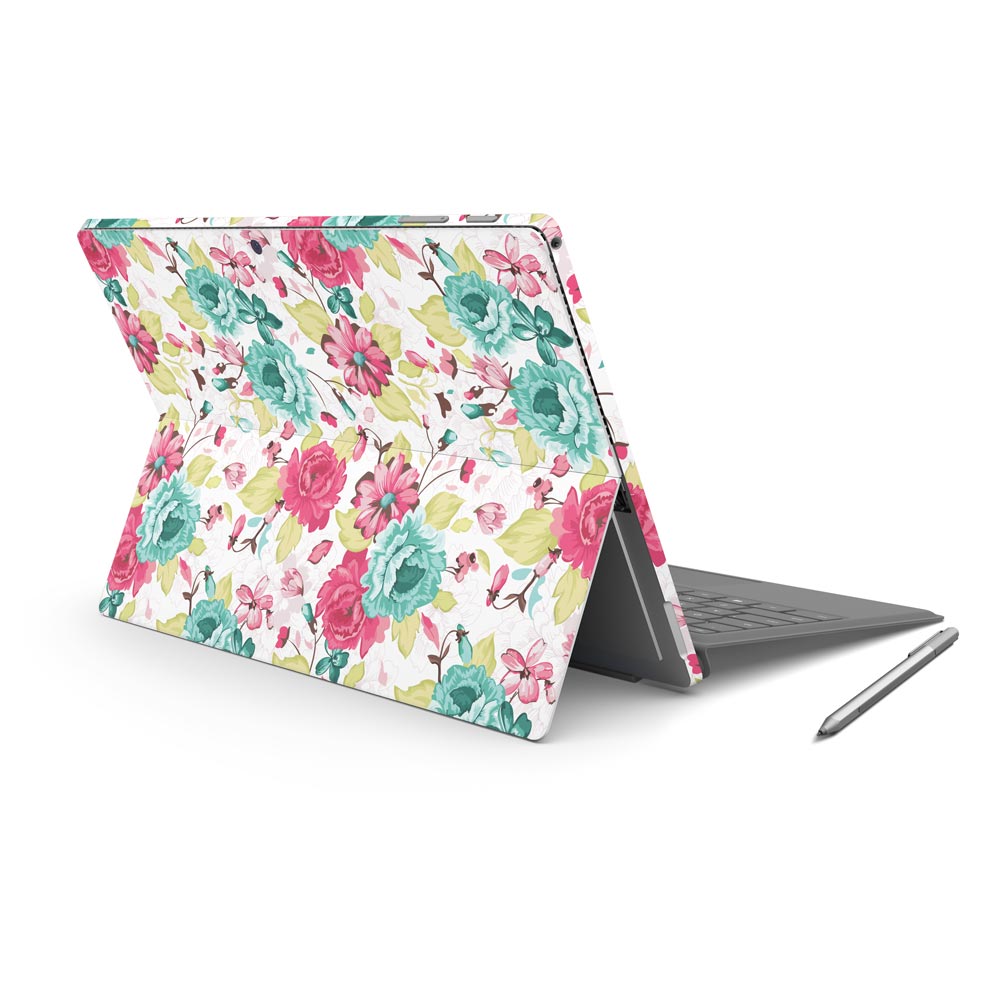 Vintage Flower Microsoft Surface Pro 7 Skin