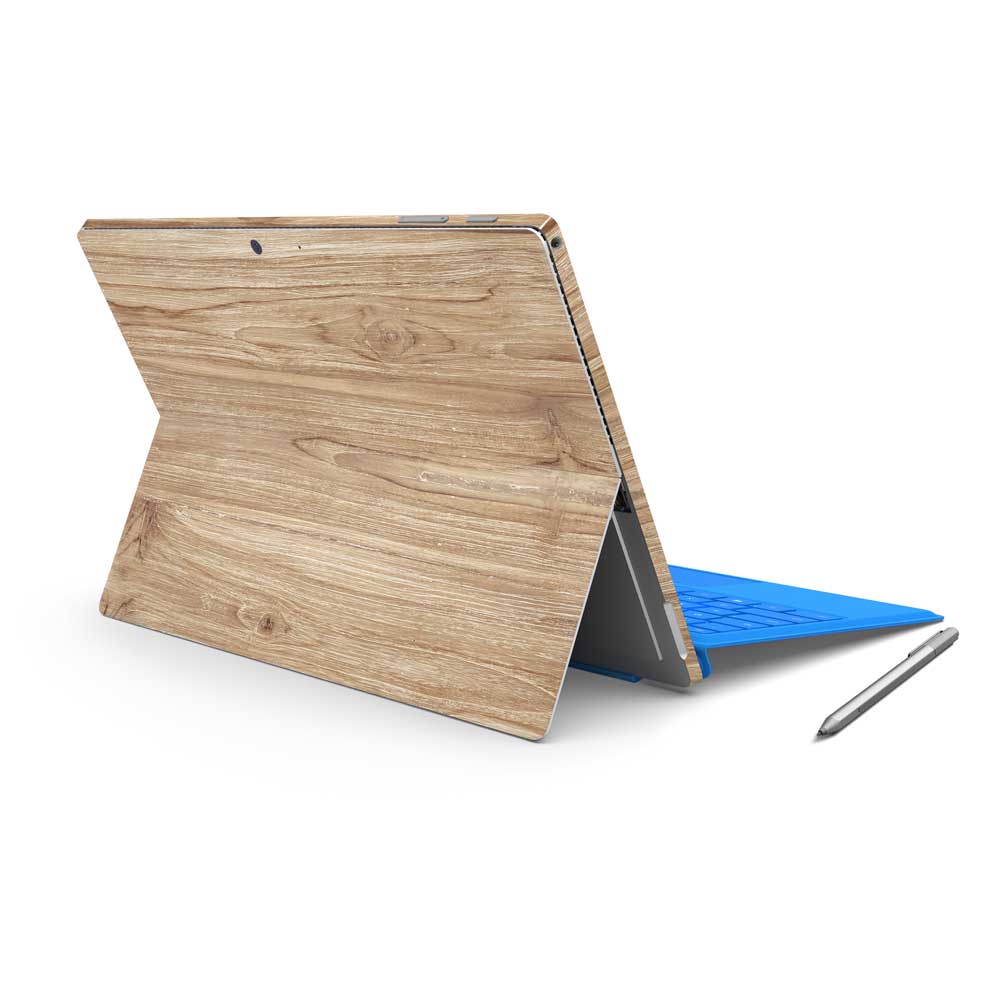 Beech Wood Microsoft Surface Pro 7 Skin