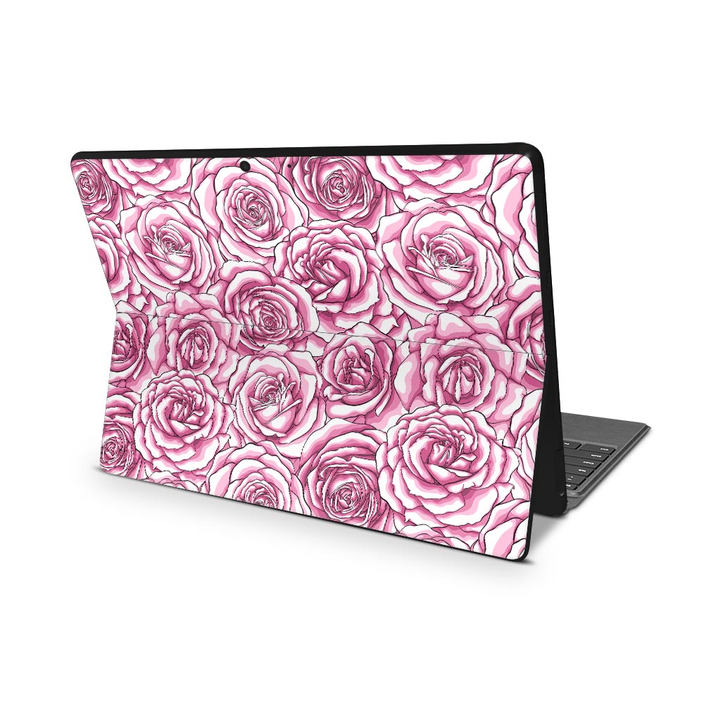 Etched Rose Microsoft Surface Pro 8 Skin
