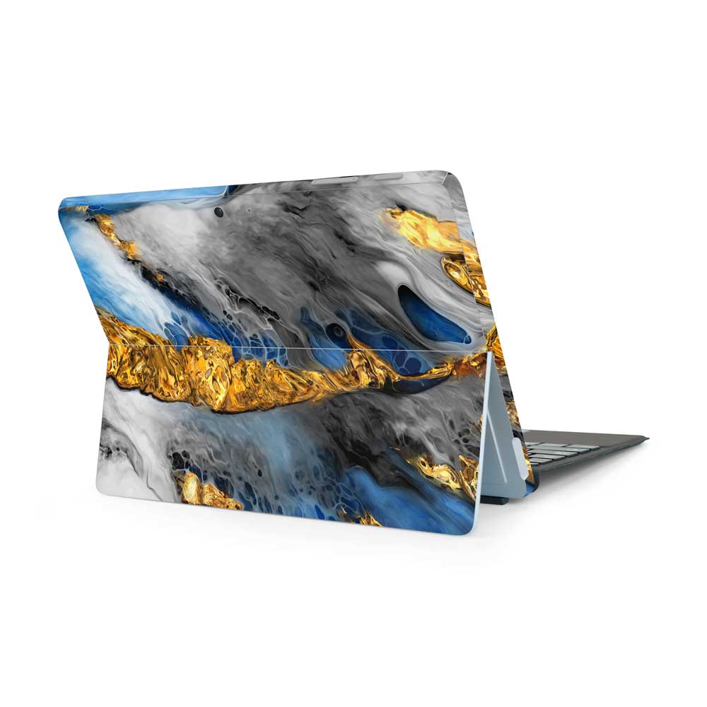 Blue Abstract Microsoft Surface Go Skin