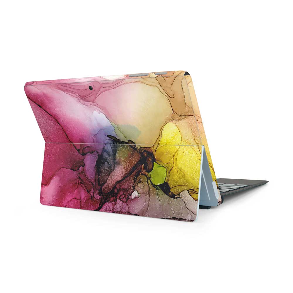 Abstract Floral Microsoft Surface Go Skin