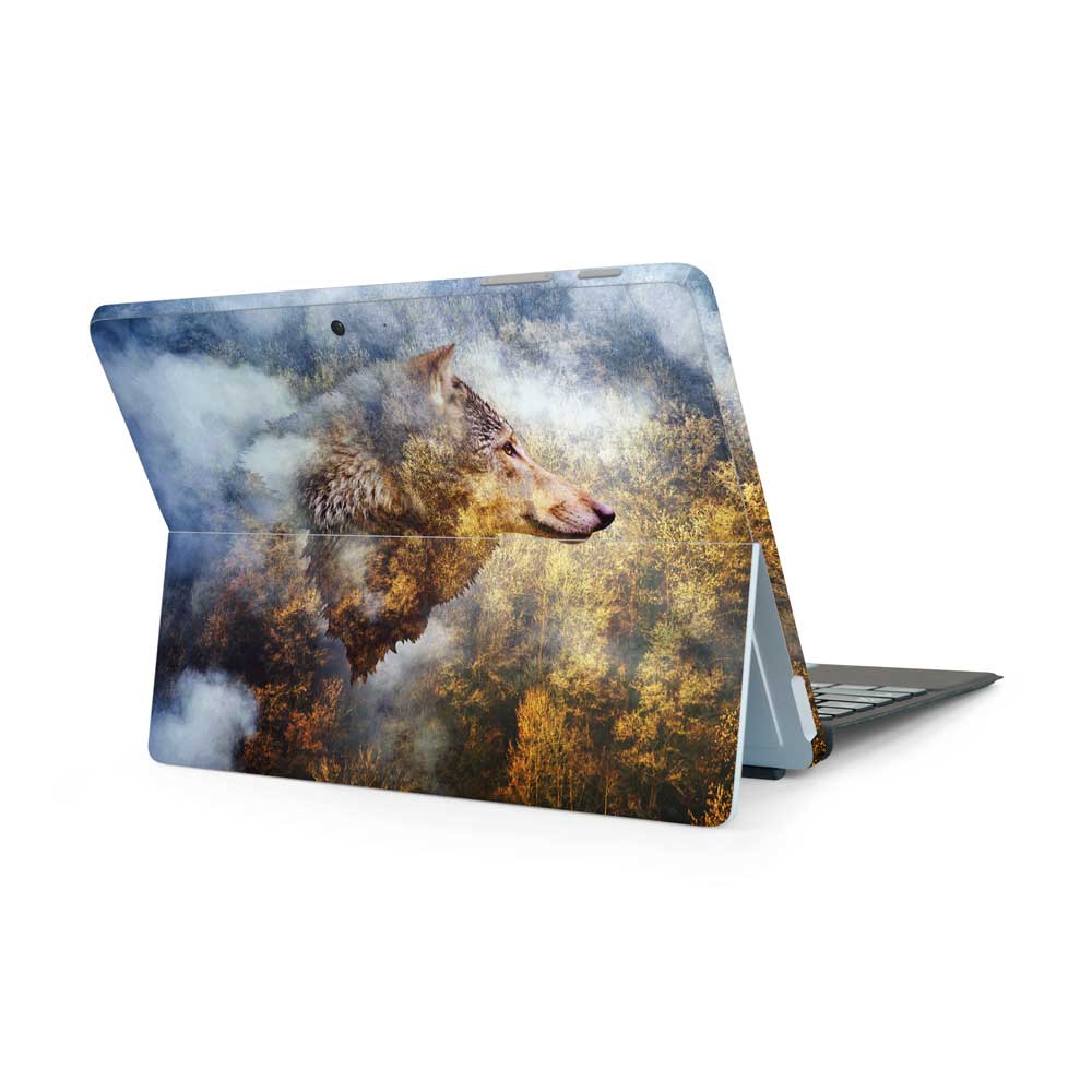 Forest Wolf Microsoft Surface Go Skin