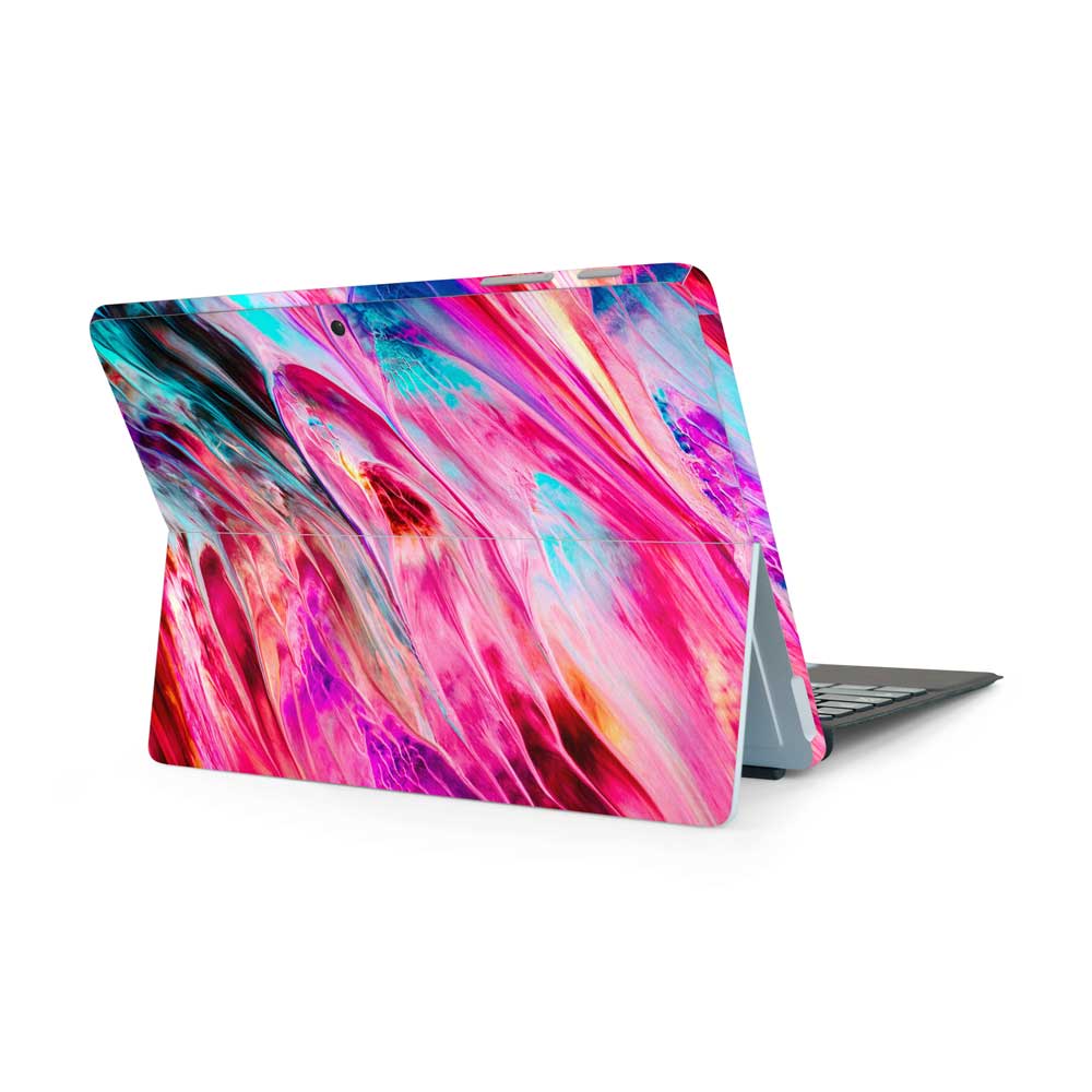 Pink Abstract Microsoft Surface Go Skin