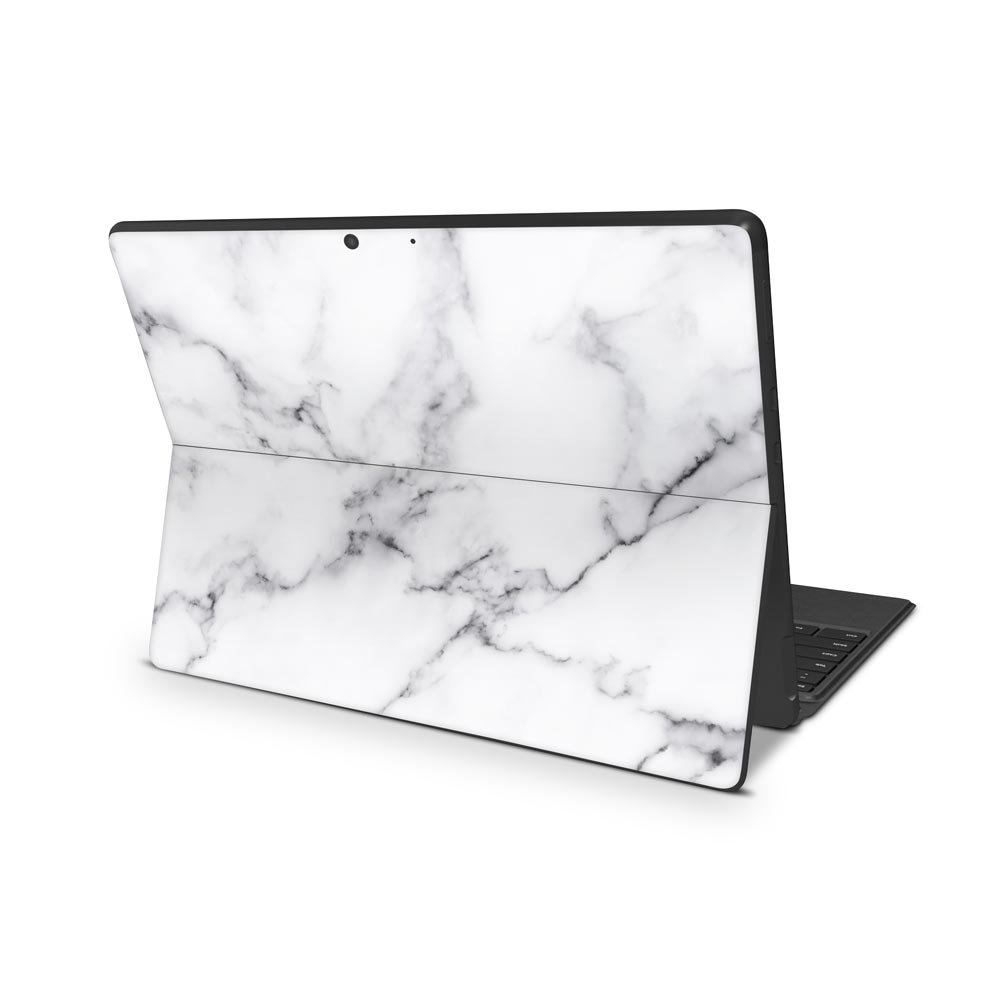 White Marble III Microsoft Surface Pro X Skin