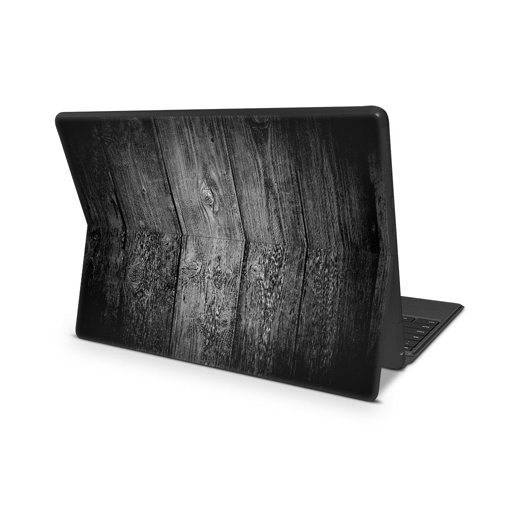Black Timber V2 Surface Pro X Skin
