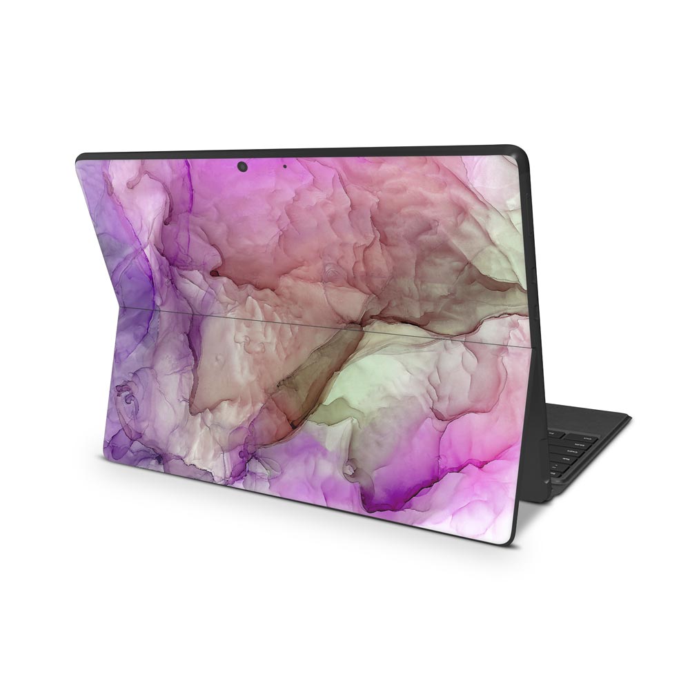 Purple Abstract Wash Microsoft Surface Pro X Skin