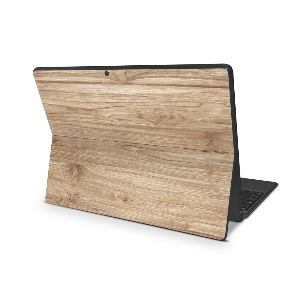 Beech Wood Microsoft Surface Pro X Skin