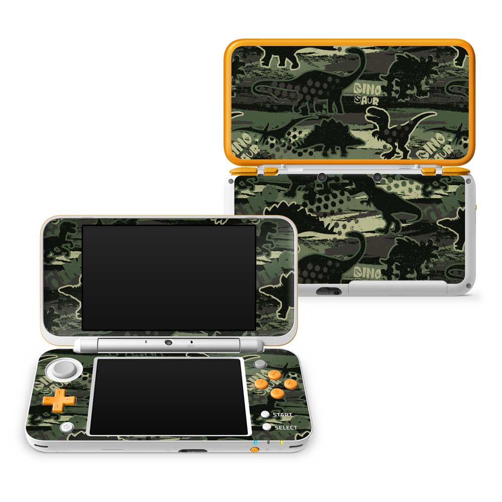 Dinosaur Camo Nintendo 2DS XL Skin