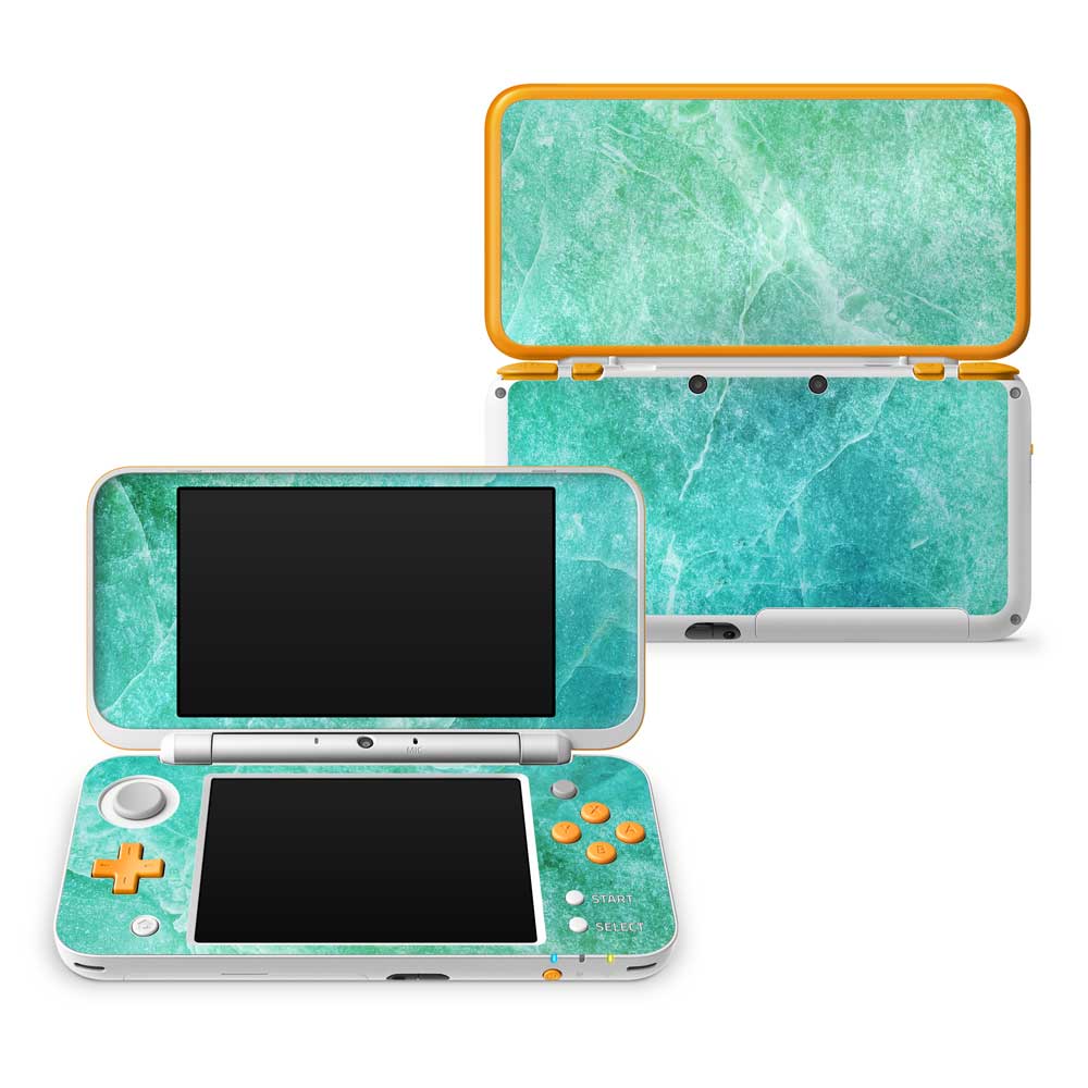 Aqua Marble Nintendo 2DS XL Skin