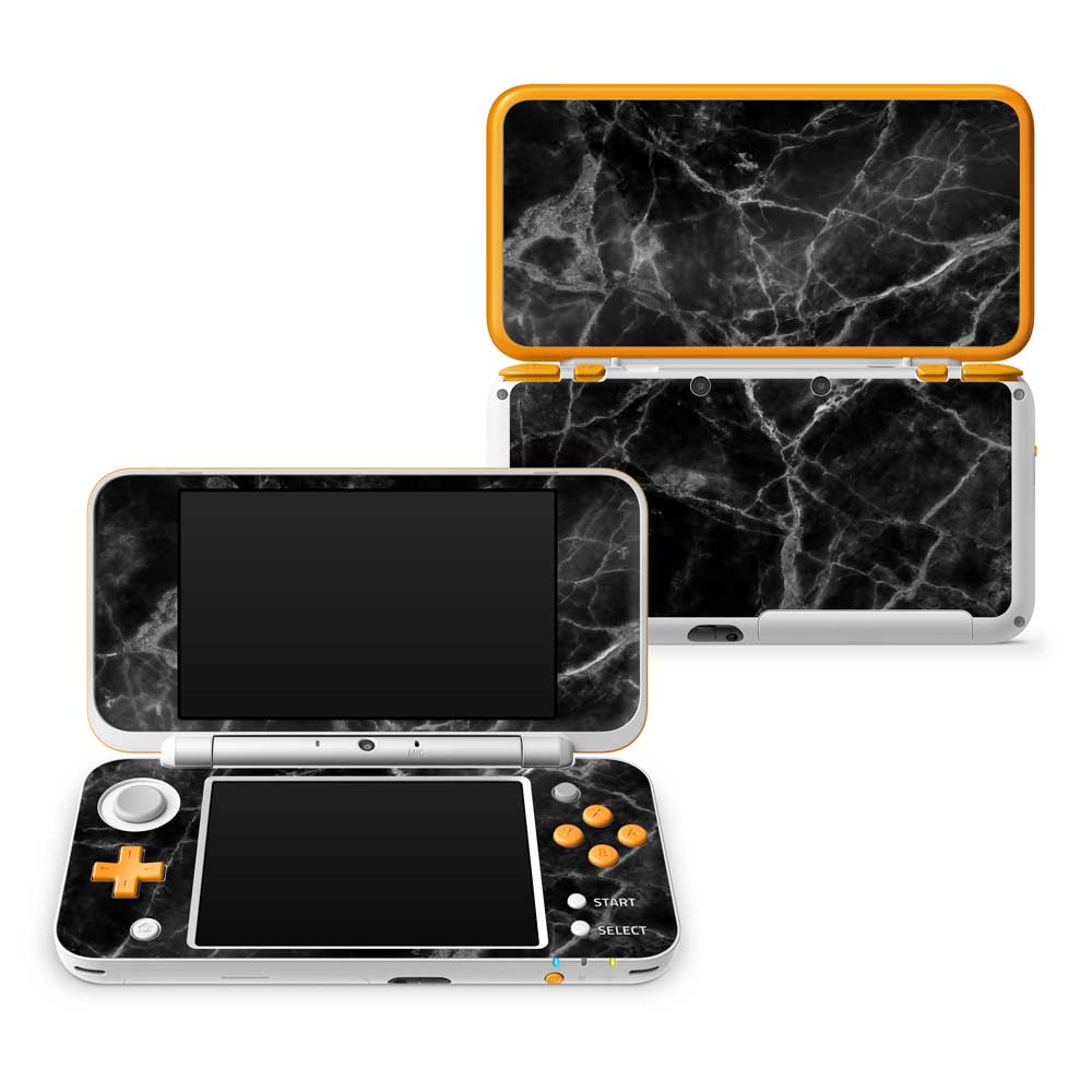 Black Marble Nintendo 2DS XL Skin