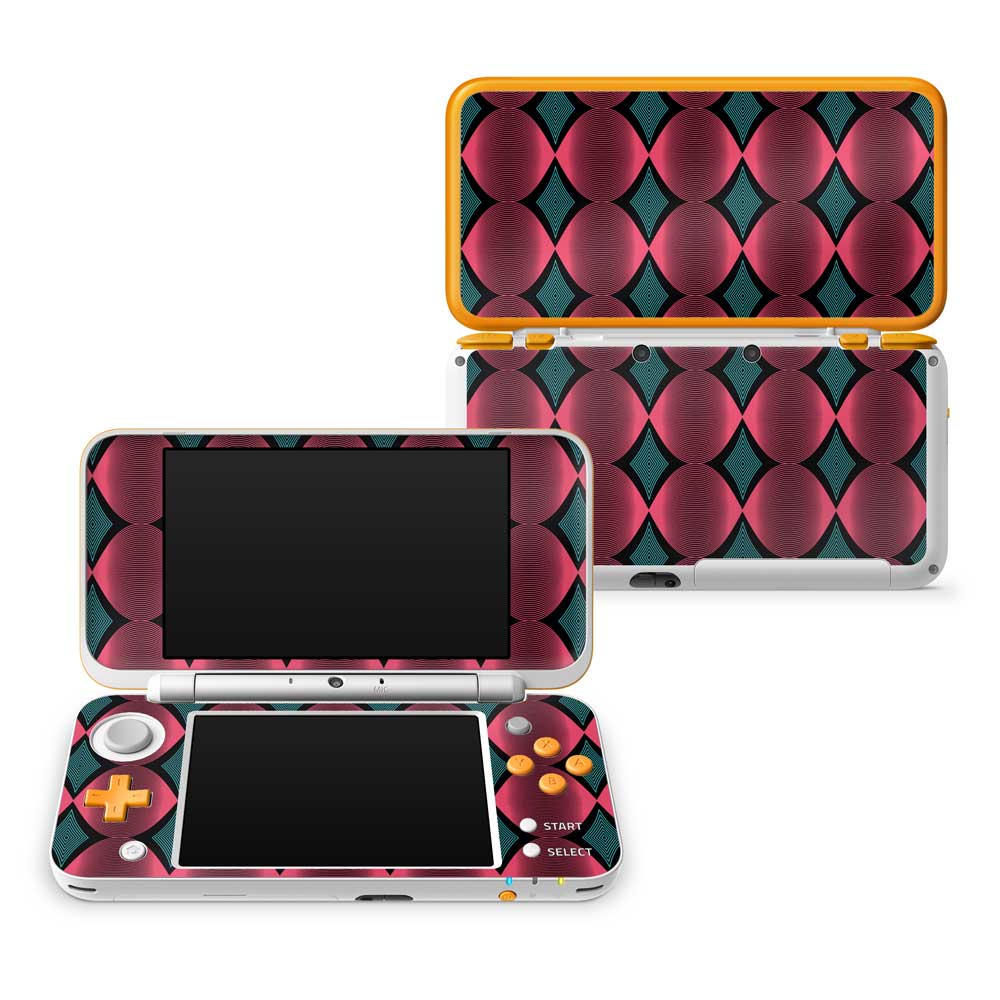 Pink Moire Nintendo 2DS XL Skin