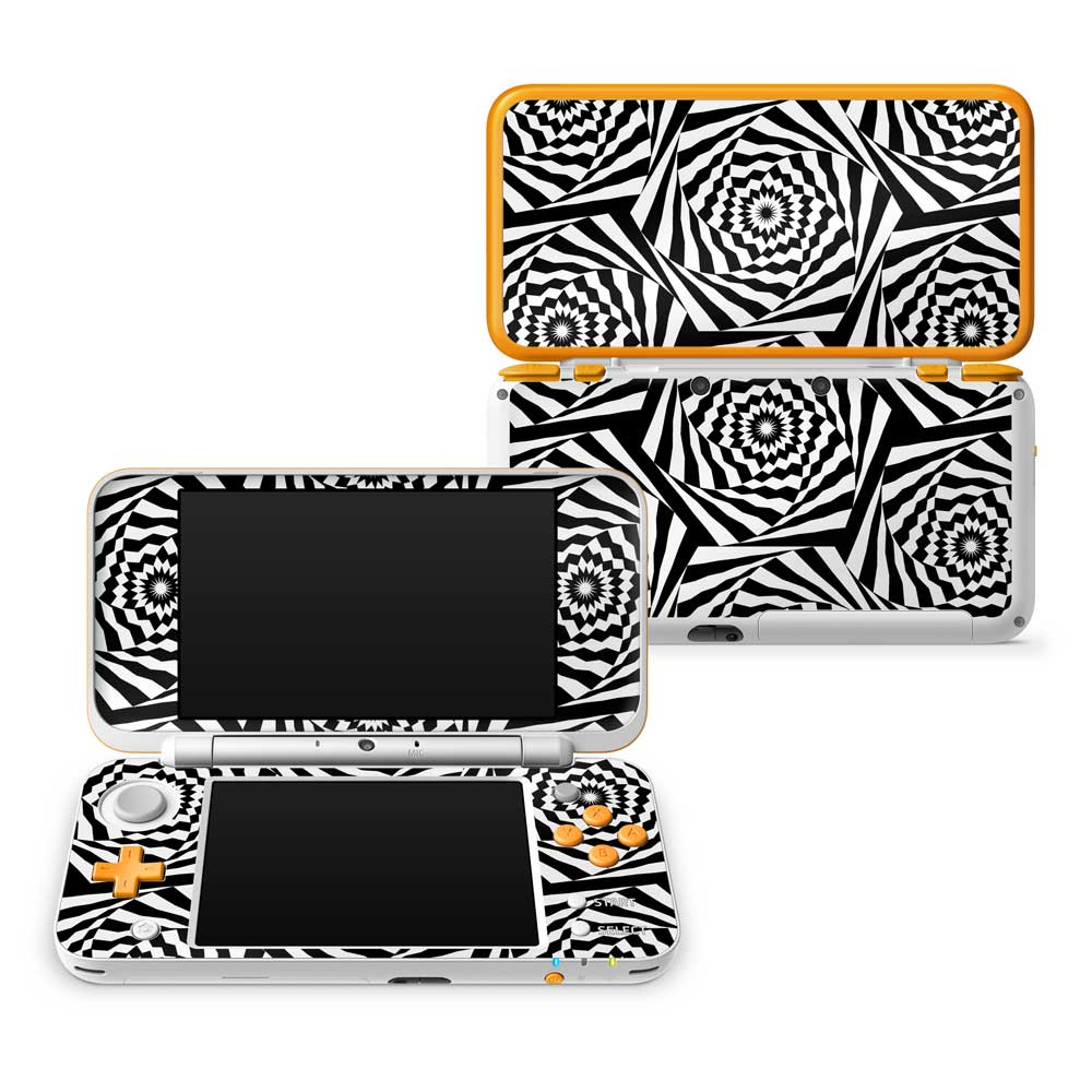 Monochrome Maze Nintendo 2DS XL Skin