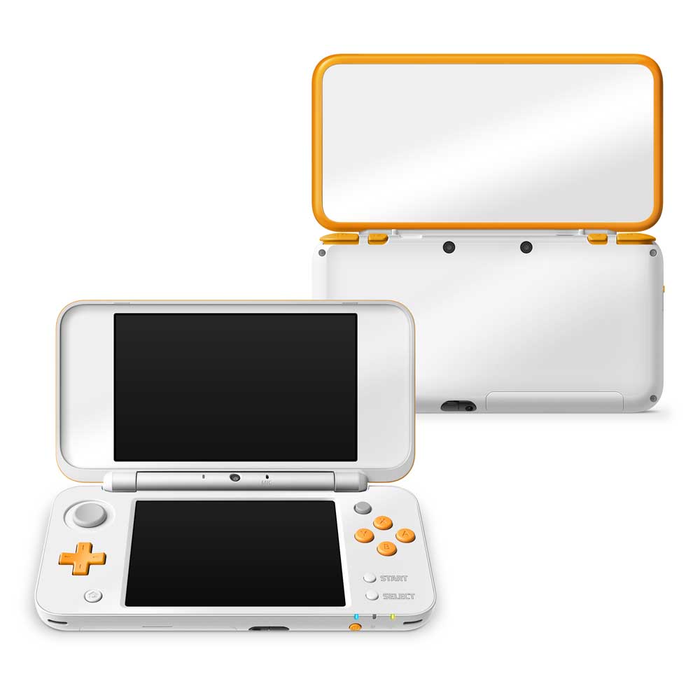 White Nintendo 2DS XL Skin