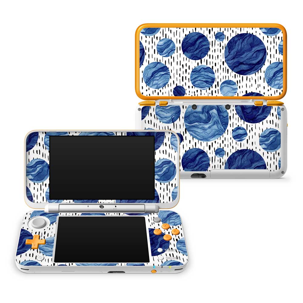 Blue Wave Drops Nintendo 2DS XL Skin