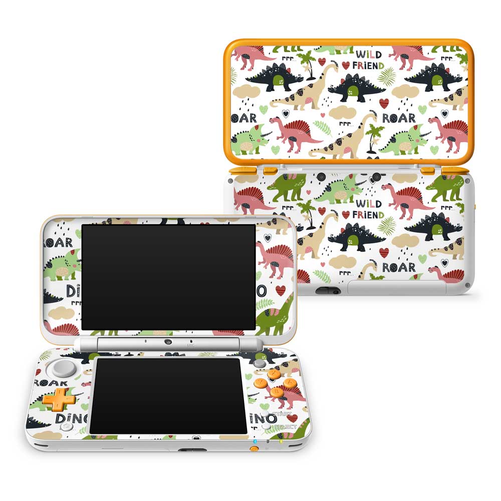 Wild About Dinosaurs Nintendo 2DS XL Skin