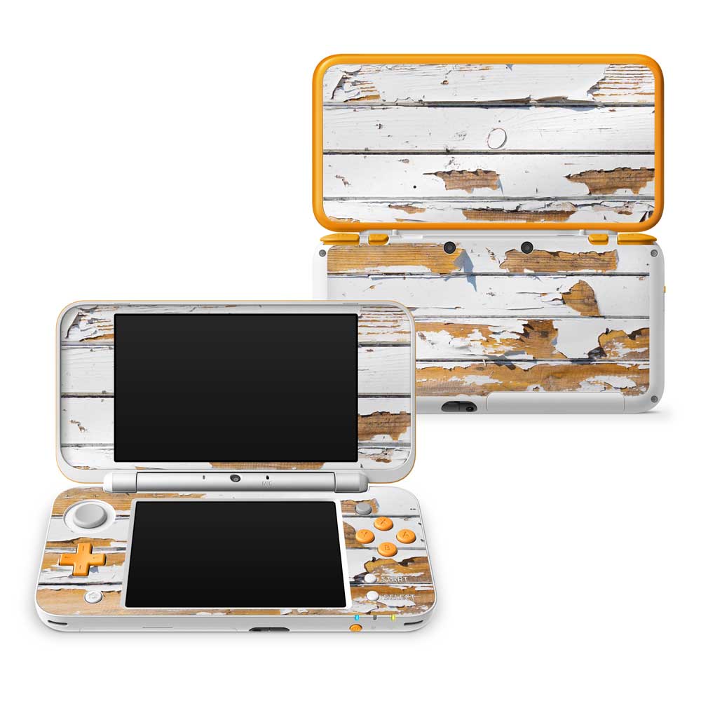 Peeling Wood Panels Nintendo 2DS XL Skin