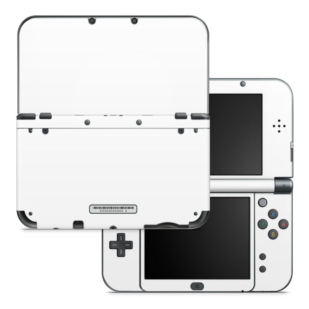 White Nintendo 3DS XL 2015 Skin