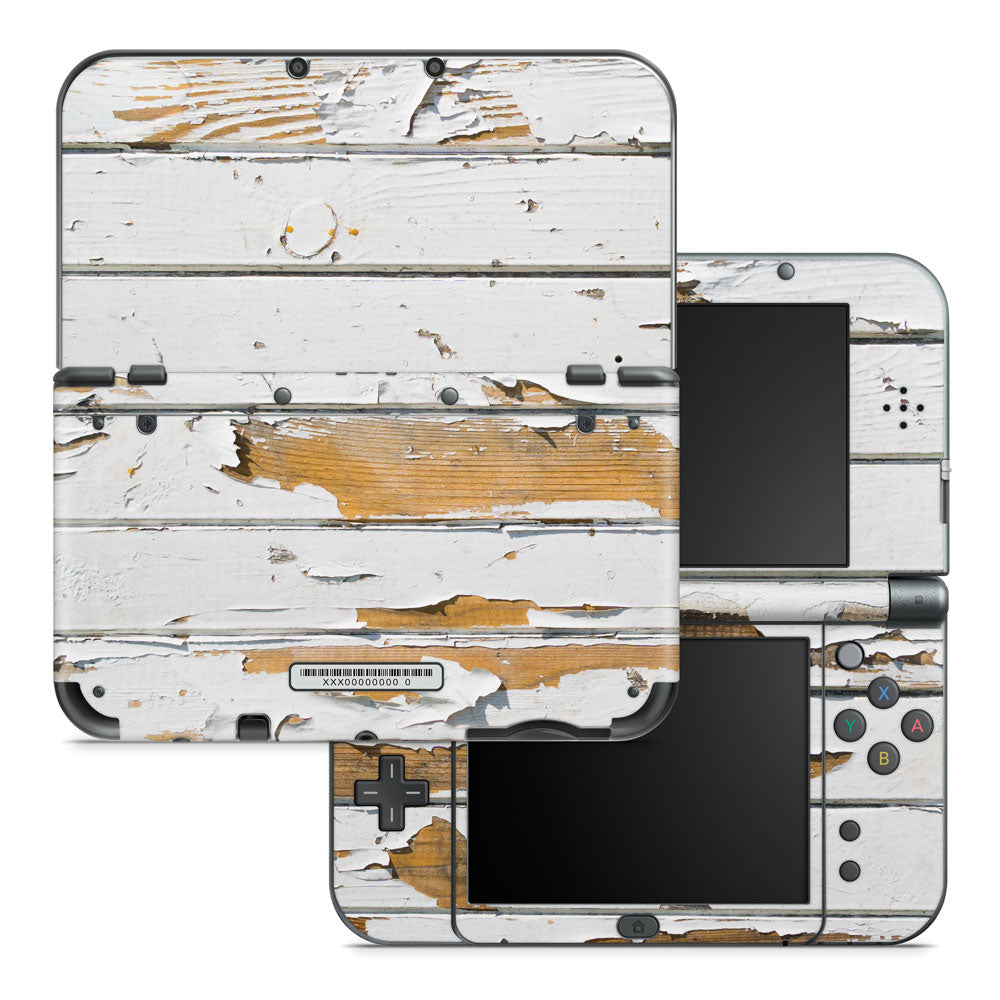 Peeling Wood Panels Nintendo 3DS XL 2015 Skin
