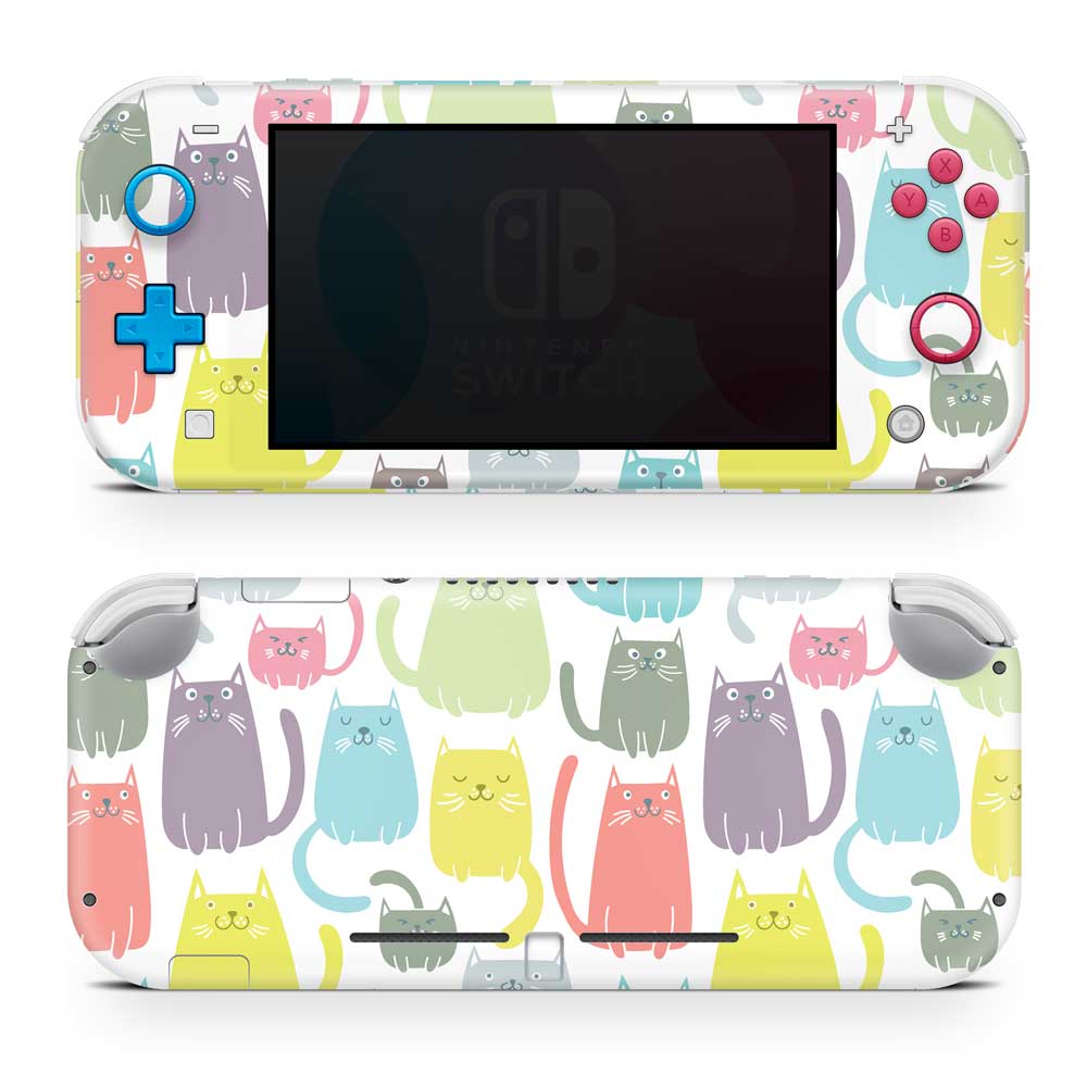 Here Kitty Nintendo Switch Lite Skin