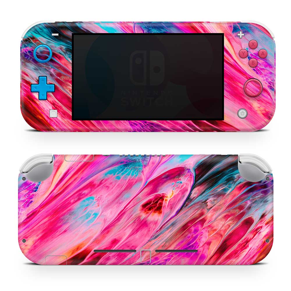 Pink Abstract Nintendo Switch Lite Skin