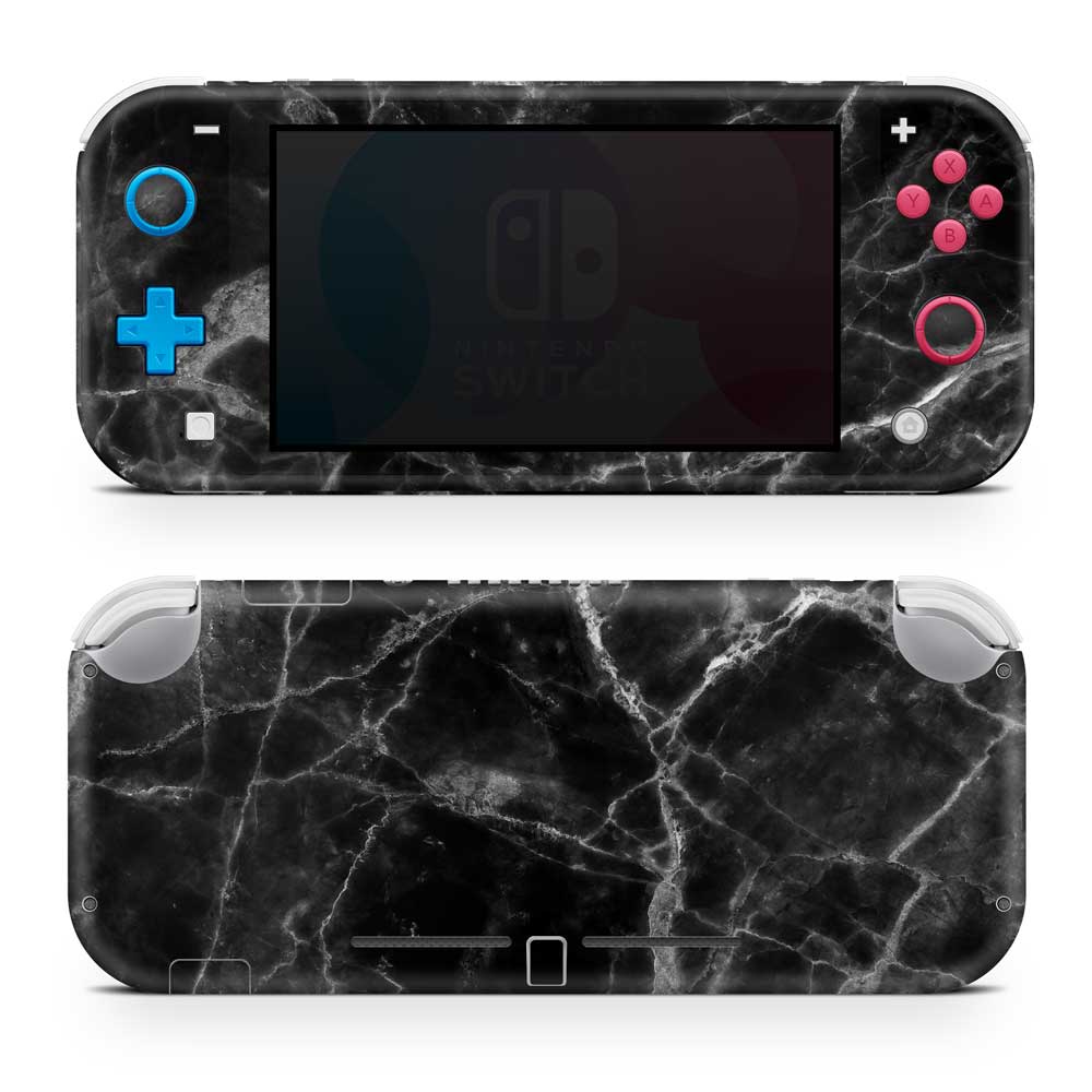 Black Marble Nintendo Switch Lite Skin
