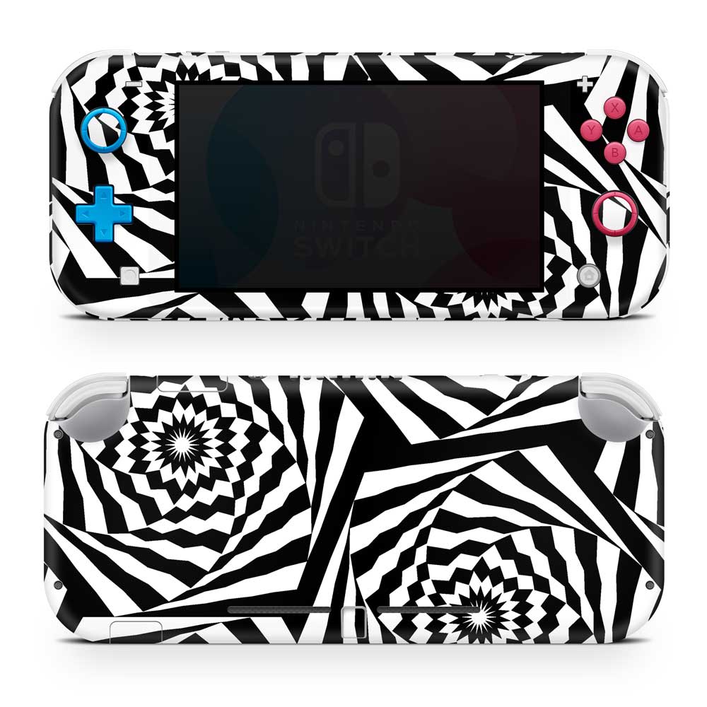 Monochrome Maze Nintendo Switch Lite Skin