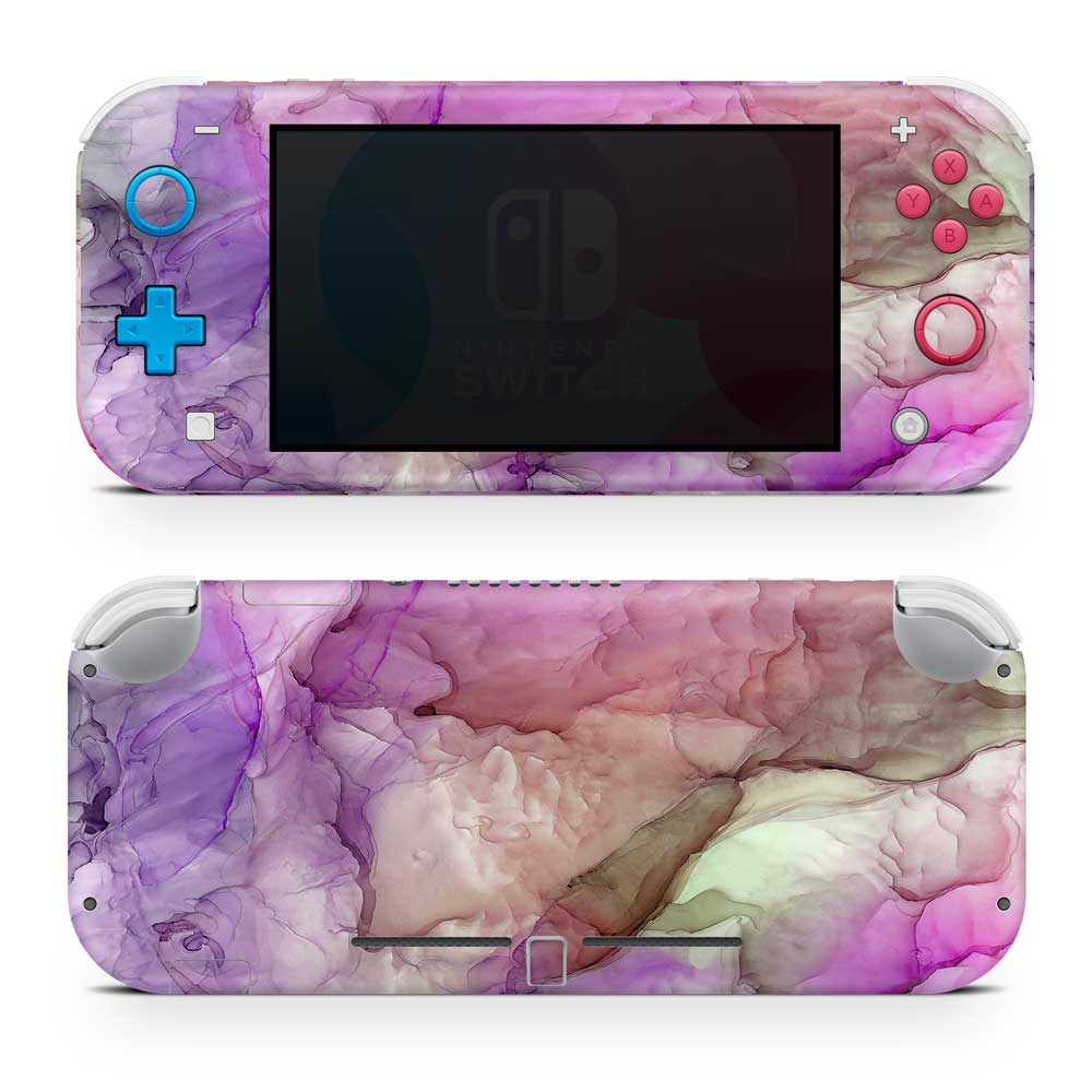 Purple Abstract Wash Nintendo Switch Lite Skin