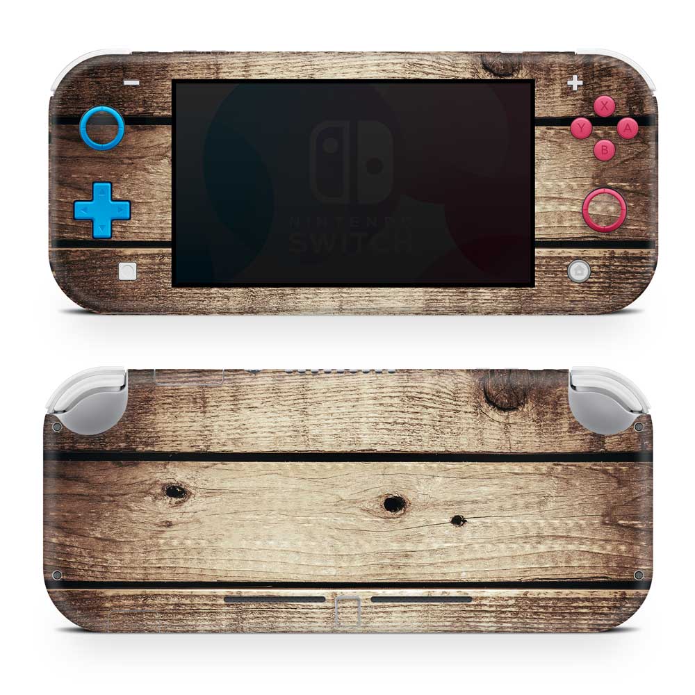 Vintage Wood Nintendo Switch Lite Skin