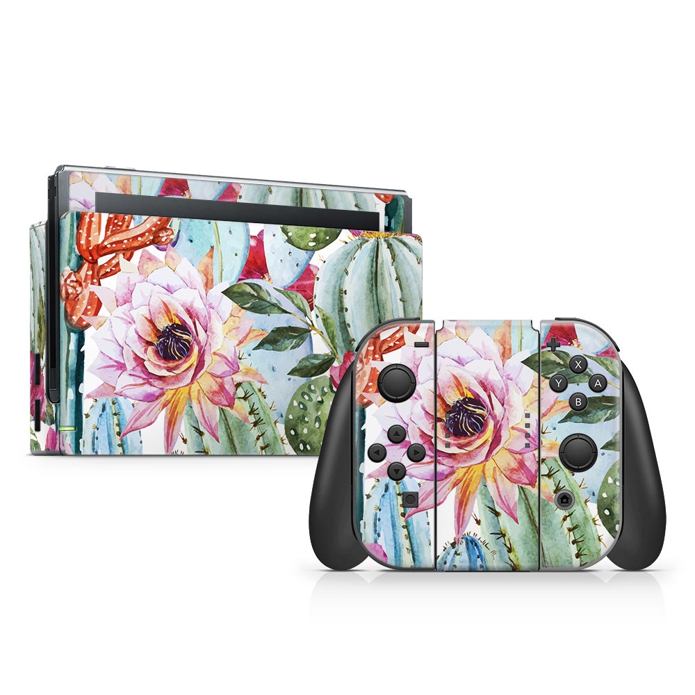 Cactus Flower Nintendo Switch Skin