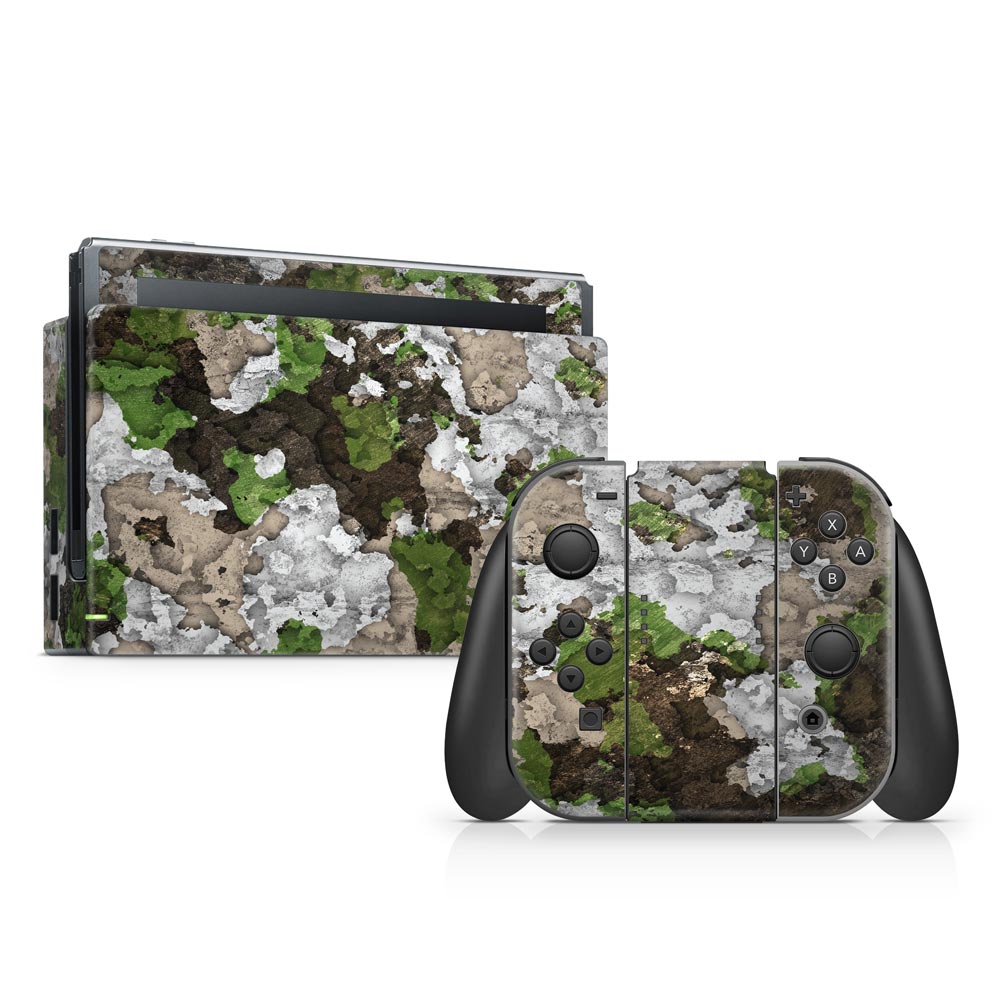 Grunge Camo Nintendo Switch Skin