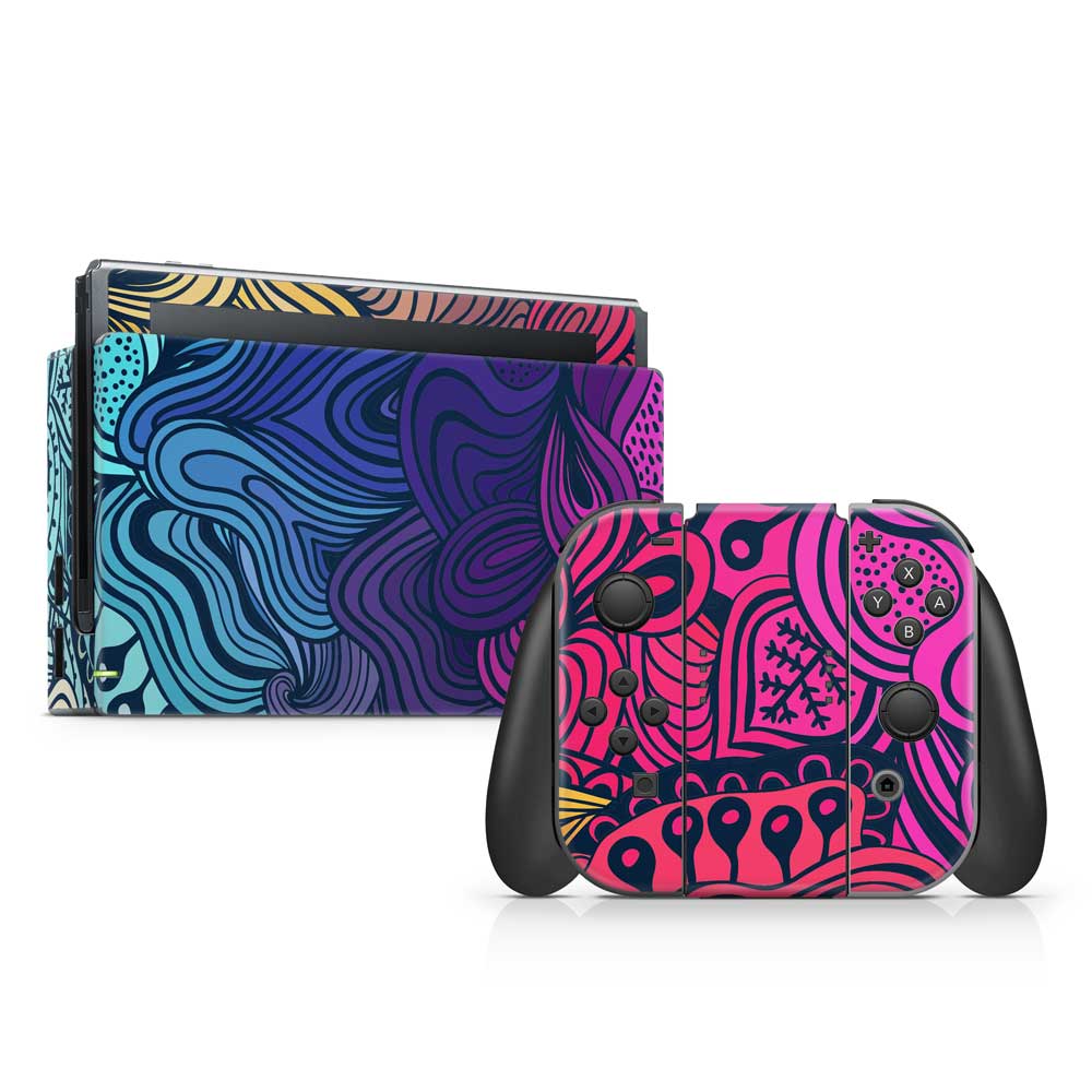 Floral Form Nintendo Switch Skin