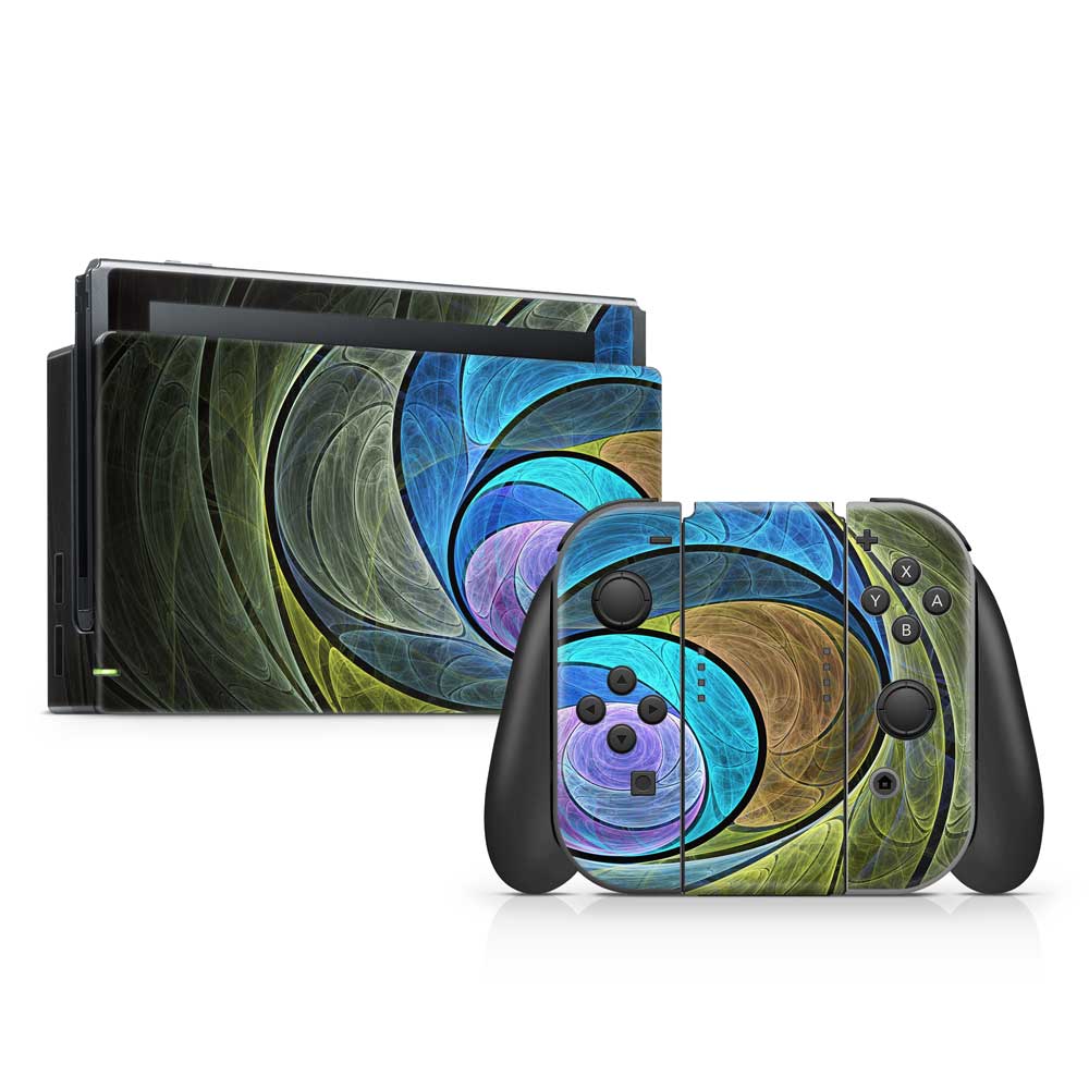 Spring Fractal Nintendo Switch Skin