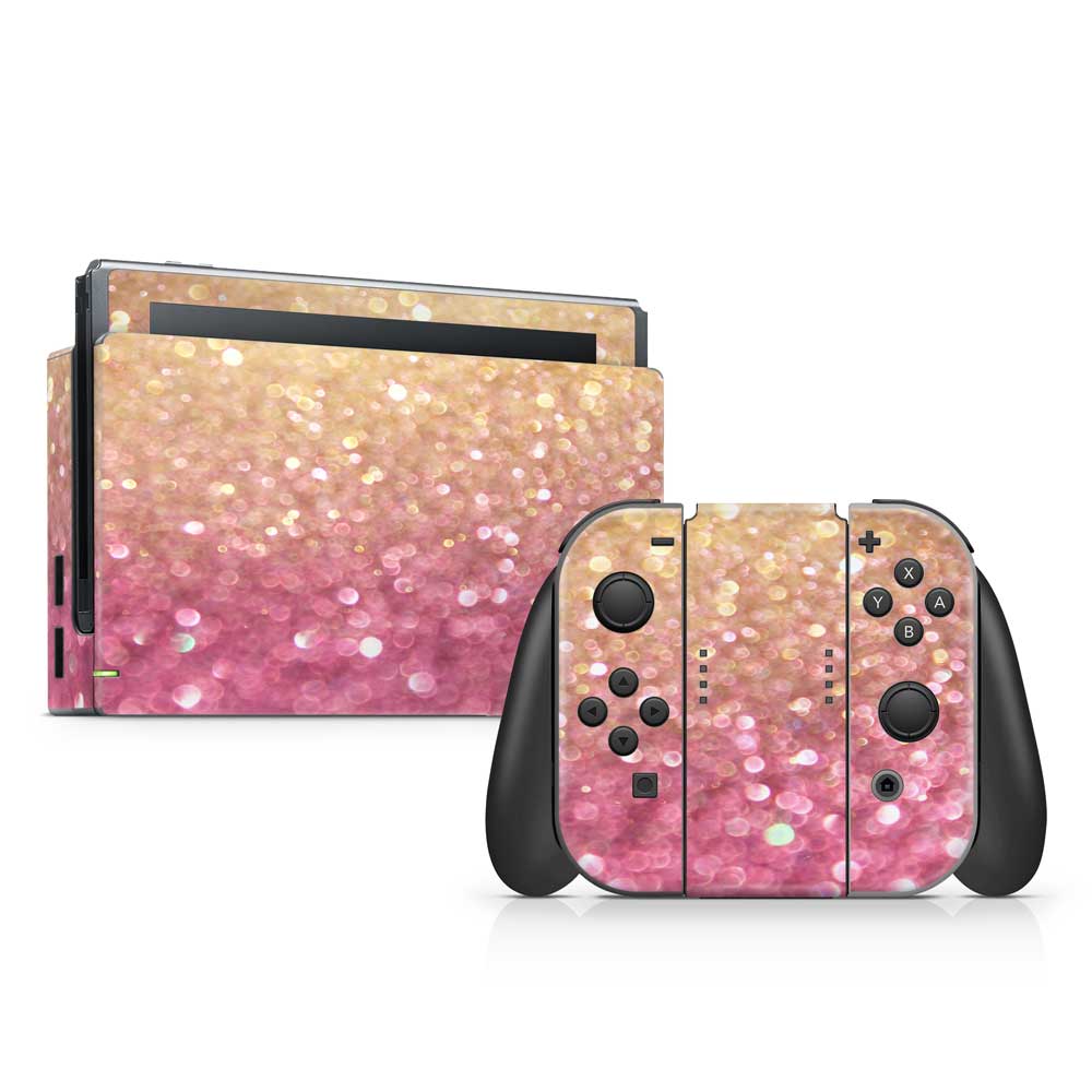 Unfocused Glitter Nintendo Switch Skin