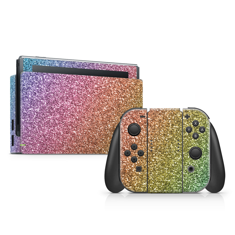 Rainbow Ombre Nintendo Switch Skin