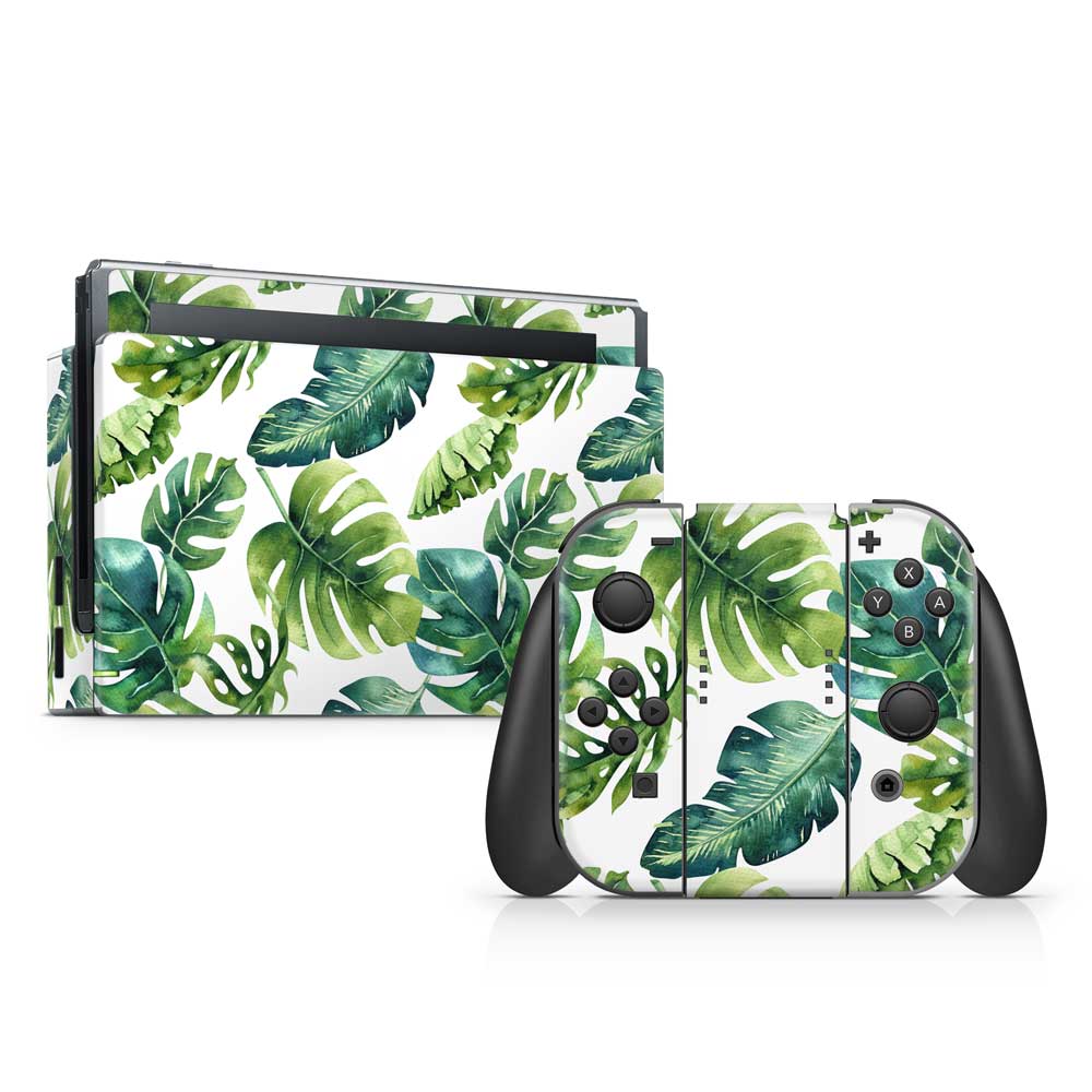 Palm Leaves Nintendo Switch Skin