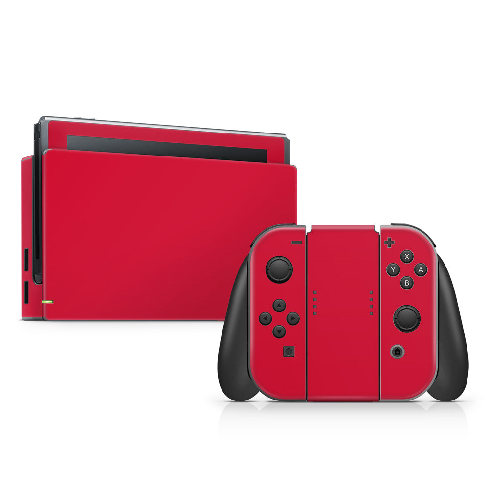 Nintendo Switch Skin - Red | SkinWraps Australia