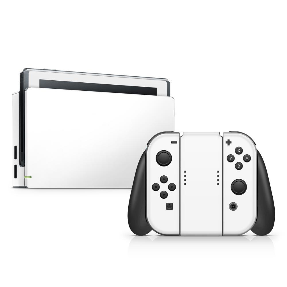 White Nintendo Switch Skin