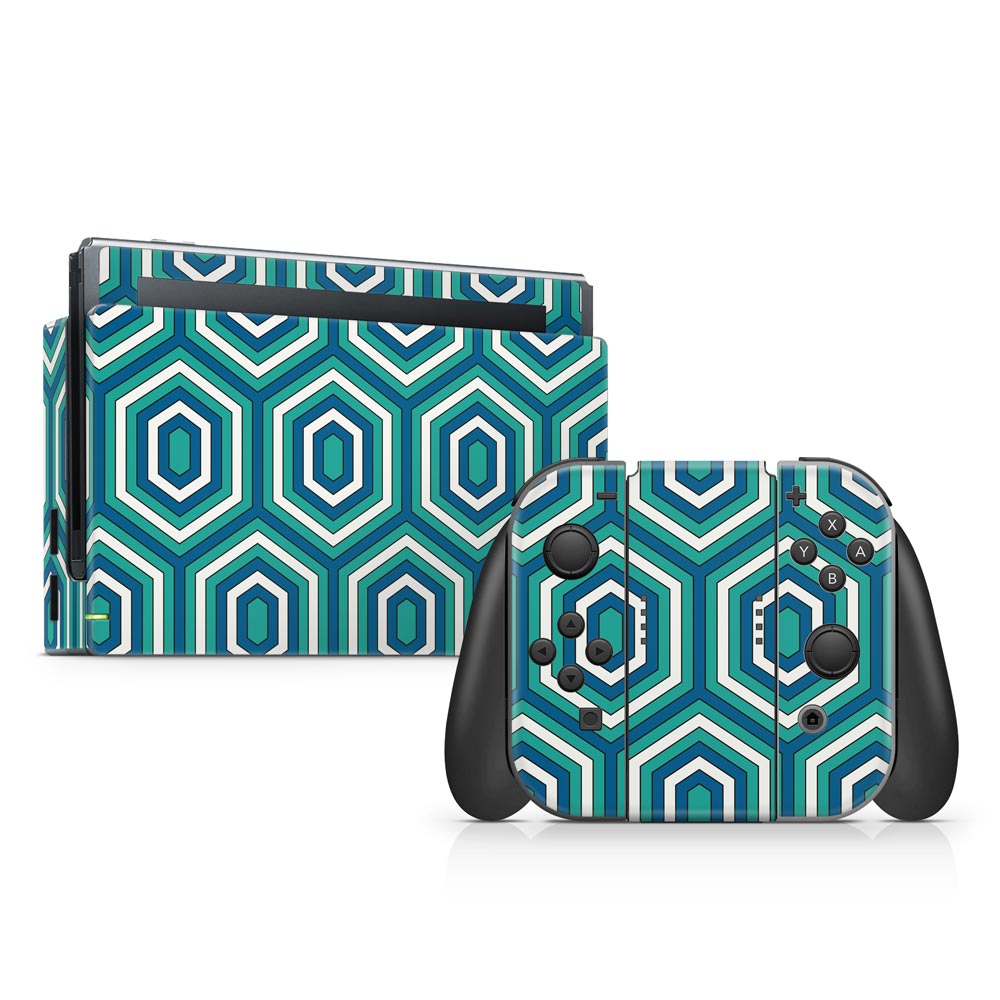 Rhombic Honeycomb Nintendo Switch Skin