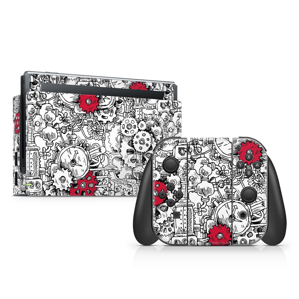 Steampunk Factory Nintendo Switch Skin