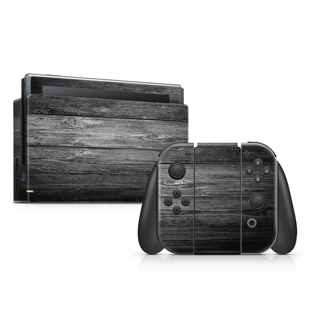 Black Timber V2 Nintendo Switch Skin