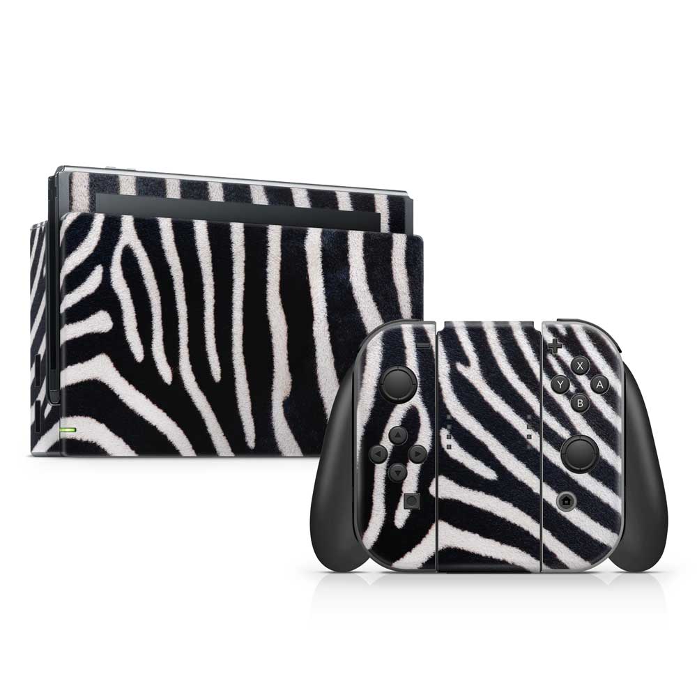 Zebra Print Nintendo Switch Skin