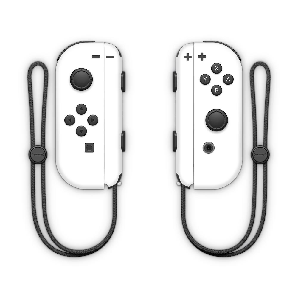 White Nintendo Joy-Con Controller Skin