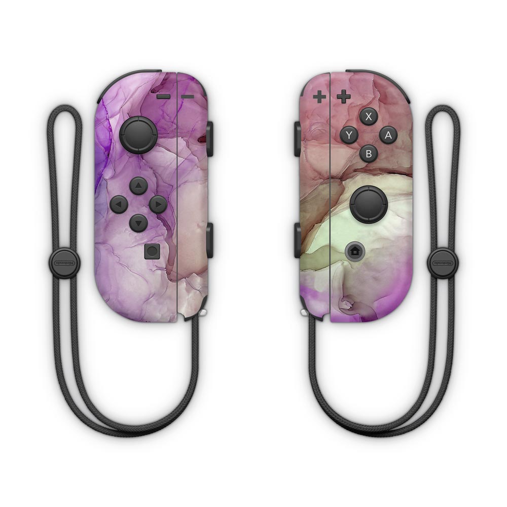 Purple Abstract Wash Nintendo Joy-Con Controller Skin