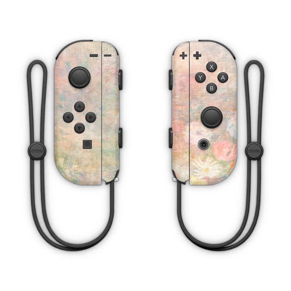 Floral Watercolour Haze Nintendo Joy-Con Controller Skin