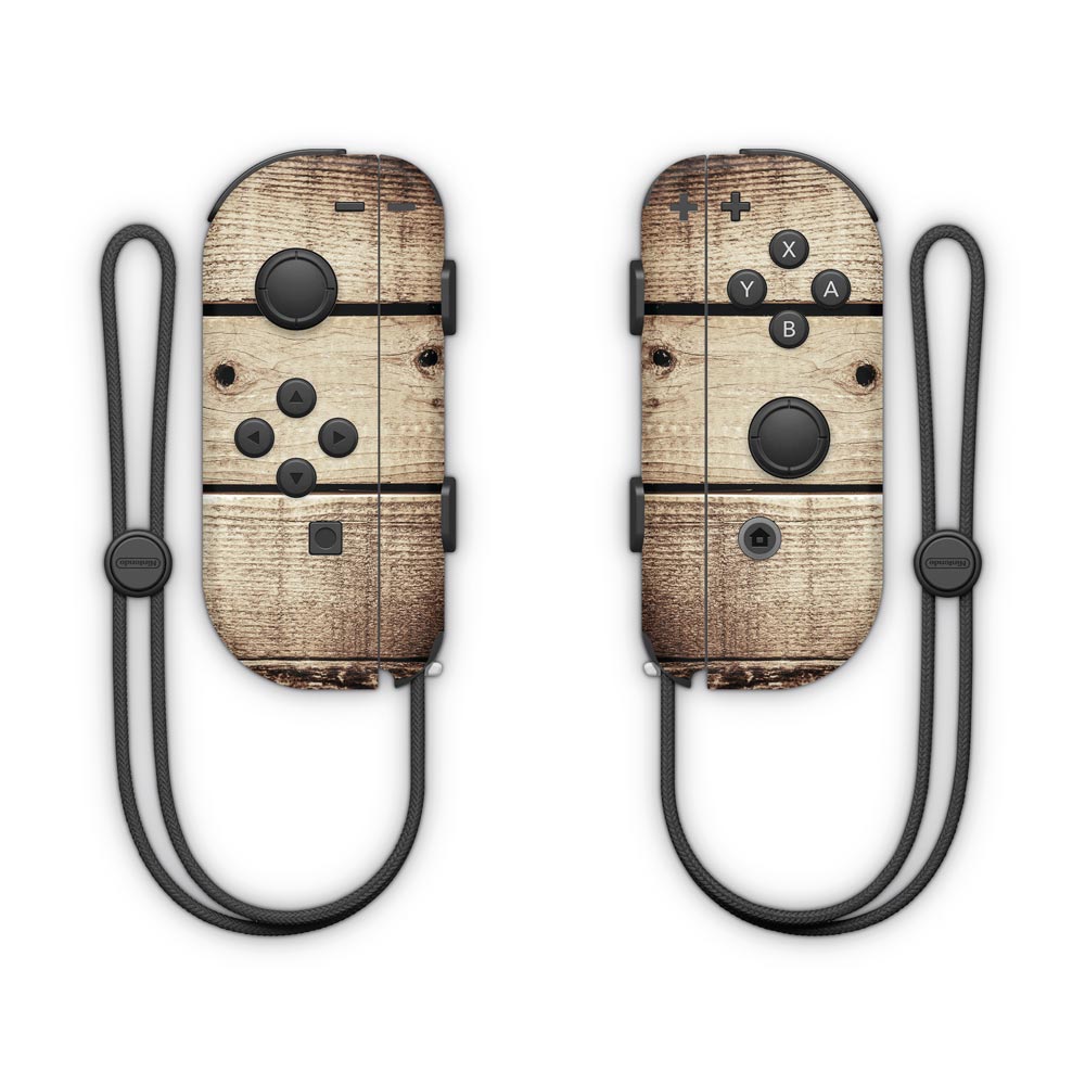 Vintage Wood Nintendo Joy-Con Controller Skin