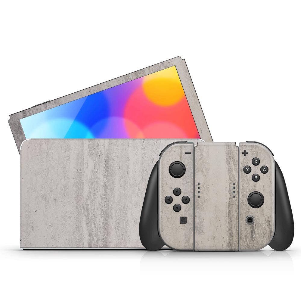 Concrete Nintendo Switch Oled Skin