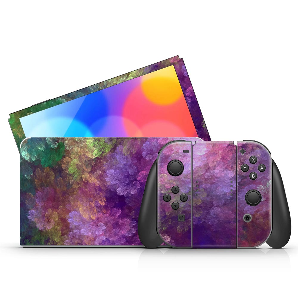 Fractal Abstract Nintendo Switch Oled Skin